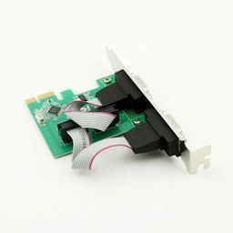 care case CARE CASE® 9-pin 2 Serial Ports PCI-e Controller Card PCIE-2S WCH DB9 to 2 Ports RS232, 1x 9-Pin Serial Ports DB9 RS232 PCI-E Card image 3