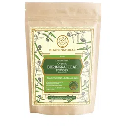 Khadi Natural Bhringraj Leaf Organic Powder To Deep Moisturize Scalp - 100g-10