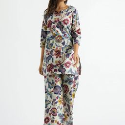 BAESD Women Floral Printed Regular Kurta with Palazzos-image-80