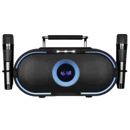 Croma 100W RMS Bluetooth Speaker (Echo Adjustment, 3 LED Modes, 2.0 Channel, Black) image 3