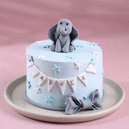 Elephant Delight Birthday Cake-image-23