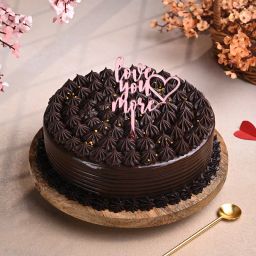 Love You More Choco Bliss Cake-image-43
