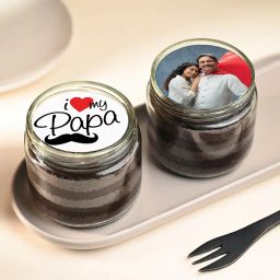 Adorable Papa Personalised Jar Cakes-image-53