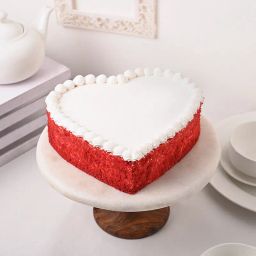 Heart Shaped Red Velvet Cake-17