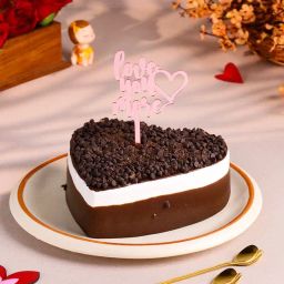 Love You More Choco Heart Cake-image-76
