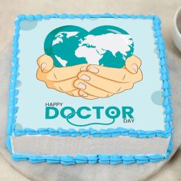 Doctors Day Special Poster Cake-image-83