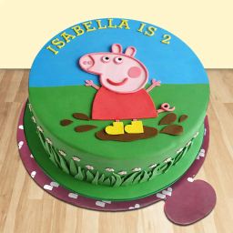 Peppa Pig Fondant Cake-image-62