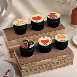 Forever Love Choco Cupcake Set Of Six-image-40