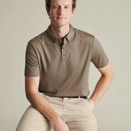 Men Slim Fit Cotton Polo T-Shirt-image-80