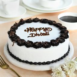 Happy Diwali Black Forest Cake-image-27