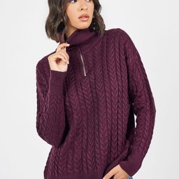 Styli Women Cable Knit Pullover Sweaters-image-34