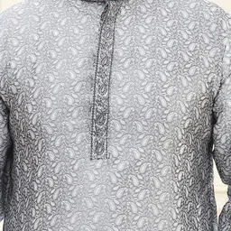 SOJANYA PLUS Men Regular Kurta with Pyjamas image 2