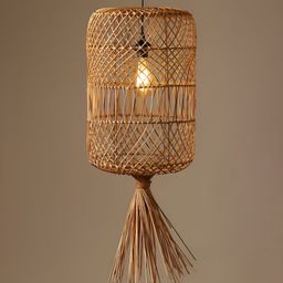 HABERE INDIA Brown Textured Ceiling Lamp-image-18