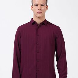The Indian Garage Co Regular Fit Self Design Casual Shirt-image-54