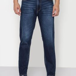 SHOWOFFFF Men Comfort Slim Fit Low-Rise Heavy Fade Whiskers and Chevrons Cotton Jeans-image-6