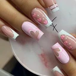STYFY Set Of 24 Stick On Artificial Nails With Nail Buffer & Manicure Stick - Legit Love-picture-6