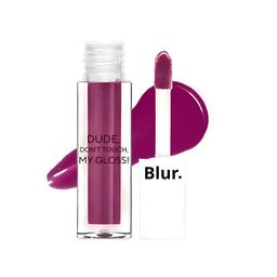 BLUR INDIA Set Of 2 Dude Dont Touch Lip Gloss - 2.5 ml Each - Bubblegum Pink & Mauve image 4