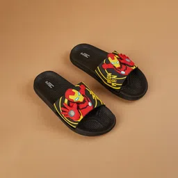 Fame Forever by Lifestyle Boys Iron Man Printed Rubber Slip-on-34