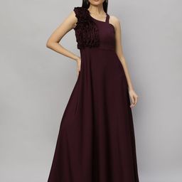 Elara Luxe Women Solid Knitted Midi Dress-image-82