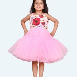 Modish Net Fit & Flare Dress-3