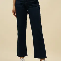 Beatnik Women Cotton Straight Fit High-Rise Stretchable Jeans-picture-3