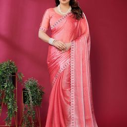 Moda Rapido Embroidery Beads And Stones Stunning Jimmy Choo Saree-picture-2