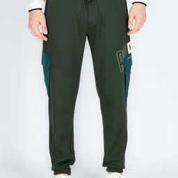 Status Quo Men Typography Printed Cotton Joggers-image-49