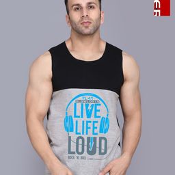 SLOWLORIS Men Pack Of 2 Typography Printed Round Neck Cotton Slim Fit T-shirts-image-97