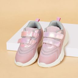 Pantaloons Junior Girls Woven Design Sneakers-12