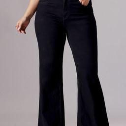 Miss Chase A+ Women Wide Leg High-Rise Heavy Fade Stretchable Jeans-image-77