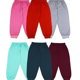 BAESD Infants Pack Of 6 Cotton Mid-Rise Joggers-image-61