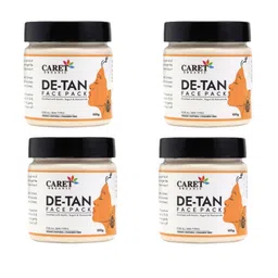 CARET ORGANIC Set Of 4 De-Tan Face Pack With Niacinamide - 100 g Each-15