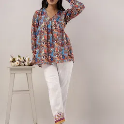 Shedika Floral Print Top-image-5