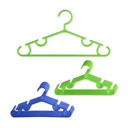 Aura Pack Of 20 Blue & Green Single Tier Bar Hangers-image-70