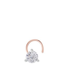Sparkles Lab Grown Diamond 0.08 Carat Round Shape 3 Prong Solitaire Nose Pin 14K Rose Gold-image-53