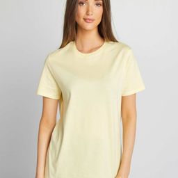 KIABI Women Printed Pure Cotton T-shirt-image-76