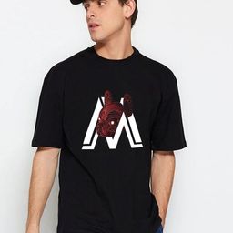 THE BEETEL HOUSE Men Graphic Printed Round Neck Pure Cotton Oversized T-shirt-picture-41