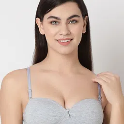 Juliet Medium Coverage Lightly Padded Cotton T-shirt Bra-picture-5