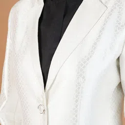 Talethread Self-Design Single-Breasted Casual Blazer image 2