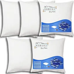 Homerz 5-Pcs White & Blue Printed Durable Cushions-image-79