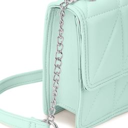 Fastrack Textured PU Structured Sling Bag with Quilted image 5