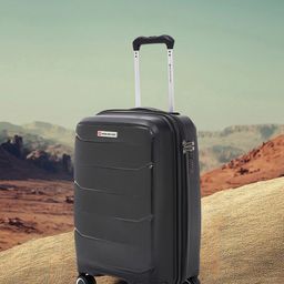 SWISS MILITARY Unisex 360-Degree Rotation Hard Sided Cabin Trolley Suitcase-36