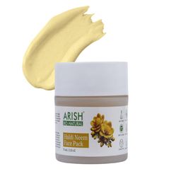 ARISH BIO-NATURAL Haldi Neem Face Pack With Chandan For Acne Or Blemishes - 75 ml-3