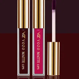 VOZO Set Of 2 Matte Lips Liquid Lipstick 4 ml Each Shade 102-204-9