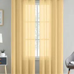 Aura Yellow Window Curtain-image-99