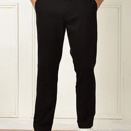 Thomas Scott Men Solid Smart Straight Fit Mid-Rise Casual Chinos-image-62