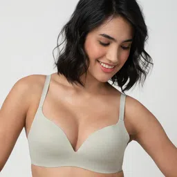 bodyline AirLight featuring Medium Coverage Lightly Padded Plunge Bra-picture-2