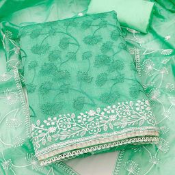 MANVAA Floral Embroidered Unstitched Dress Material-picture-29