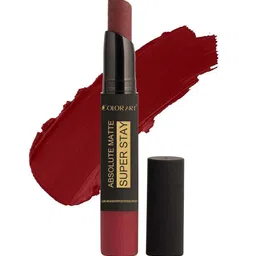 Color Art Glossy Matte Bullet Lipstick - 4 g - Dark Maroon 787-image-0
