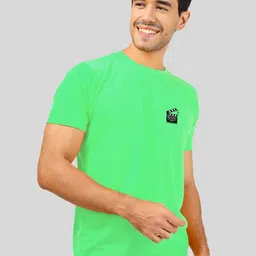 Greylongg Men Graphic Printed Round Neck Slim Fit T-shirt-image-97